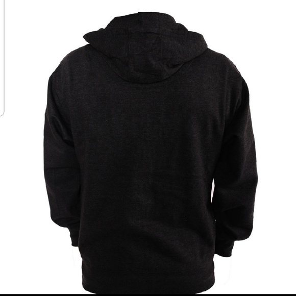 Hooded jacket 100% cotton heavy great quality - Picture 3 of 6